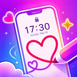 Lockscreen Drawing Couple icon